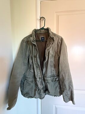 Gap Women's Olive Green Utility Jacket size M